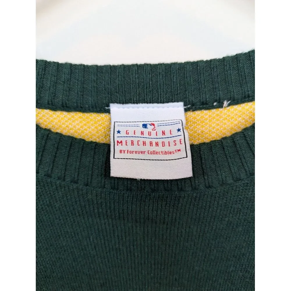 Oakland Athletics Genuine Merchandise Ugly Christmas Sweater Elephants Novelty L - Picture 3 of 5